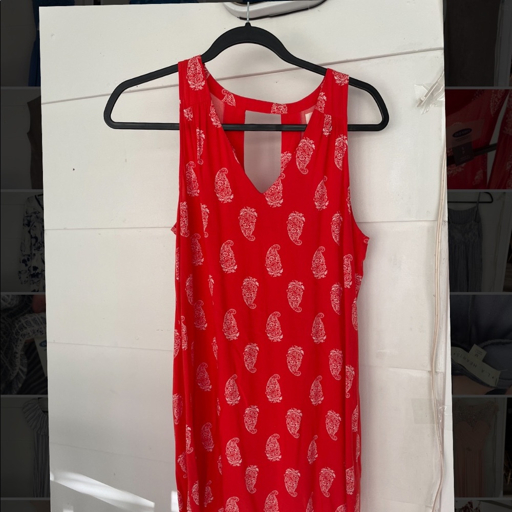 Red-Orange Sundress